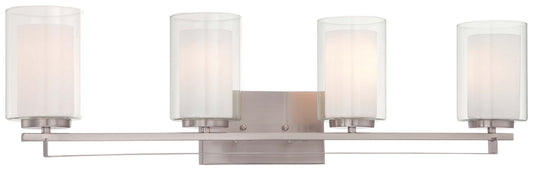 Parsons Studio Four Light Bath Bar in Brushed Nickel