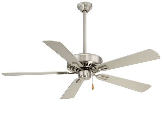 Contractor Plus 52"Ceiling Fan in Brushed Nickel