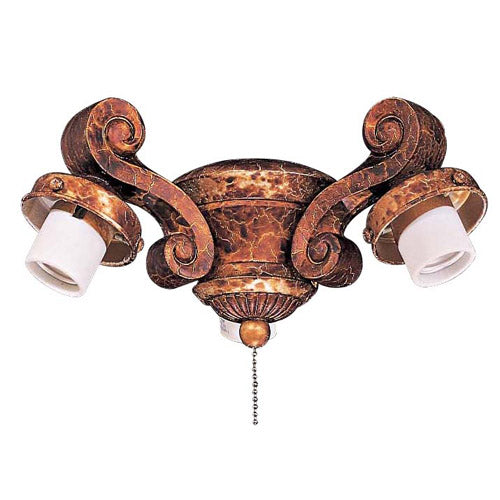 Light Kits Three Light Fan Light Kit in Golden Bronze
