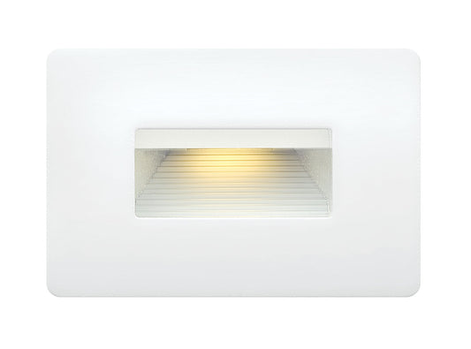 Luna LED Step Light in Satin White