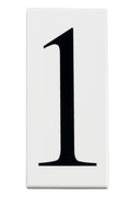 (4-Pack) Accessory Number 1 Panel in White Material (Not Painted)