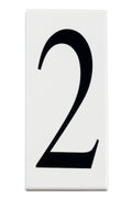 (4-Pack) Accessory Number 2 Panel in White Material (Not Painted)