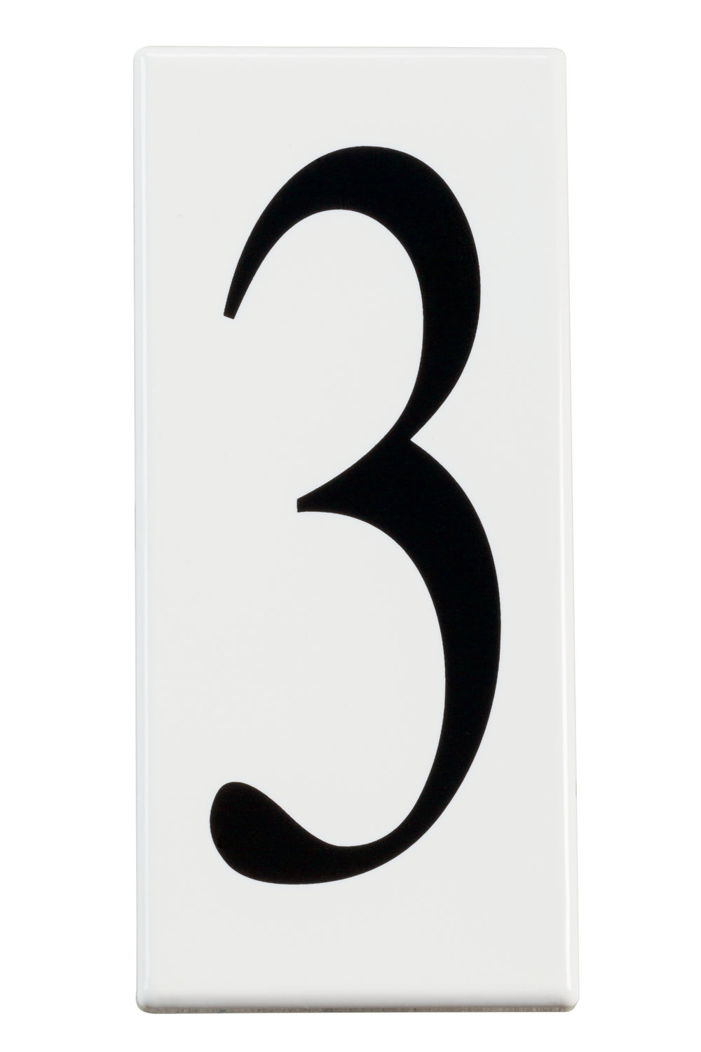 (4-Pack) Accessory Number 3 Panel in White Material (Not Painted)