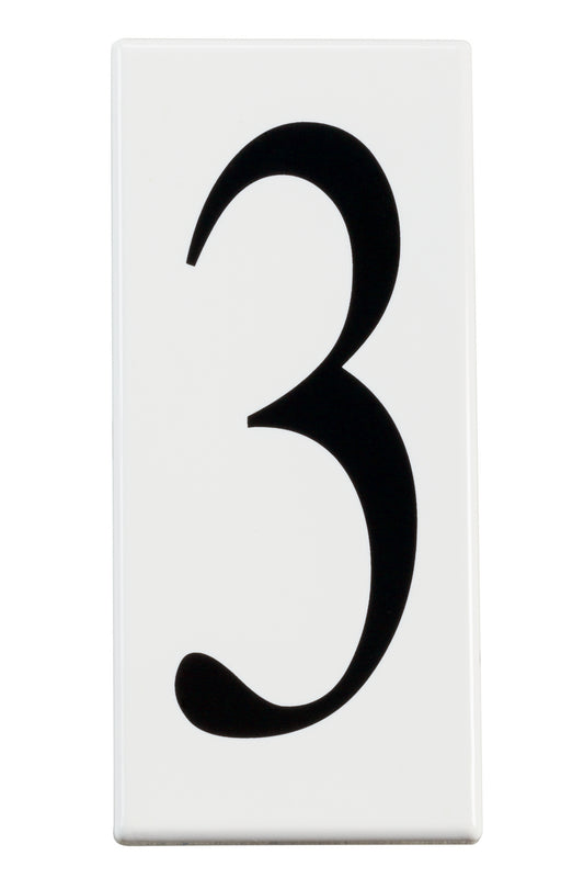 (4-Pack) Accessory Number 3 Panel in White Material (Not Painted)