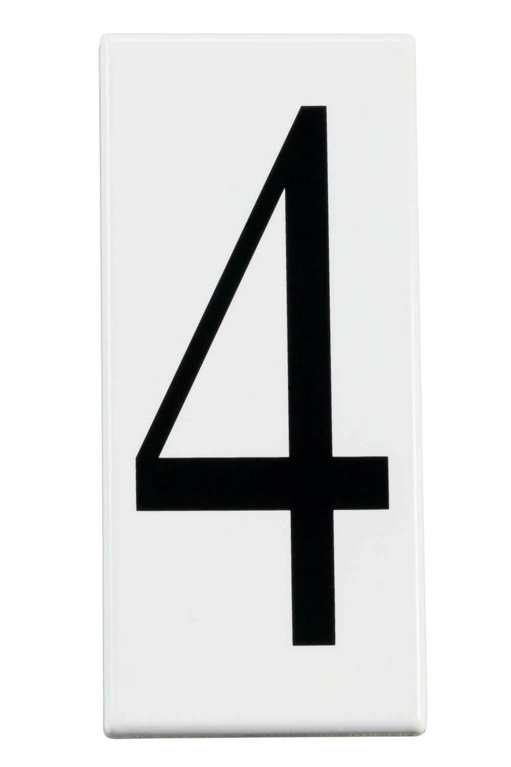 (4-Pack) Accessory Number 4 Panel in White Material (Not Painted)