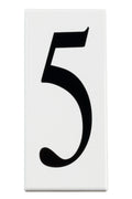 (4-Pack) Accessory Number 5 Panel in White Material (Not Painted)