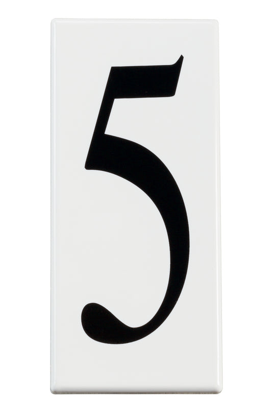 (4-Pack) Accessory Number 5 Panel in White Material (Not Painted)