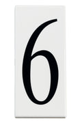 (4-Pack) Accessory Number 6 Panel in White Material (Not Painted)