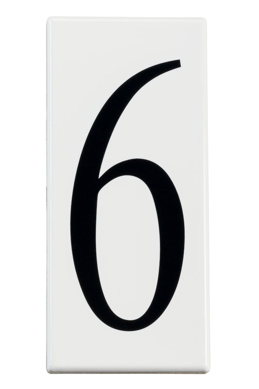 (4-Pack) Accessory Number 6 Panel in White Material (Not Painted)