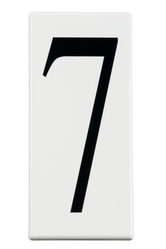 (4-Pack) Accessory Number 7 Panel in White Material (Not Painted)