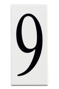 (4-Pack) Accessory Number 9 Panel in White Material (Not Painted)