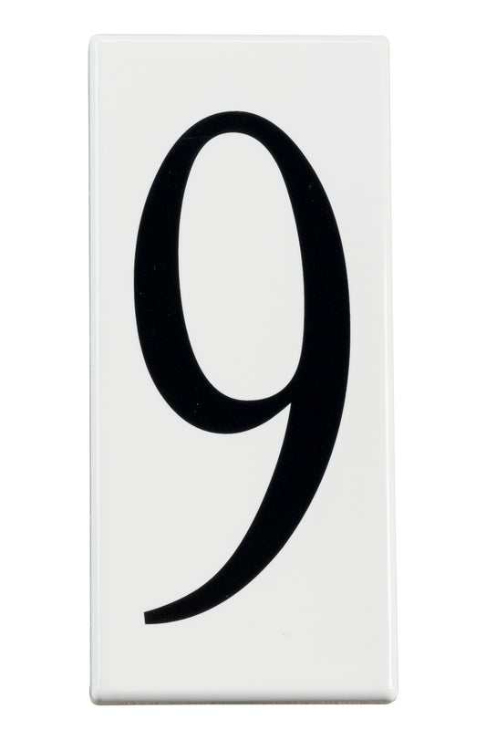 (4-Pack) Accessory Number 9 Panel in White Material (Not Painted)