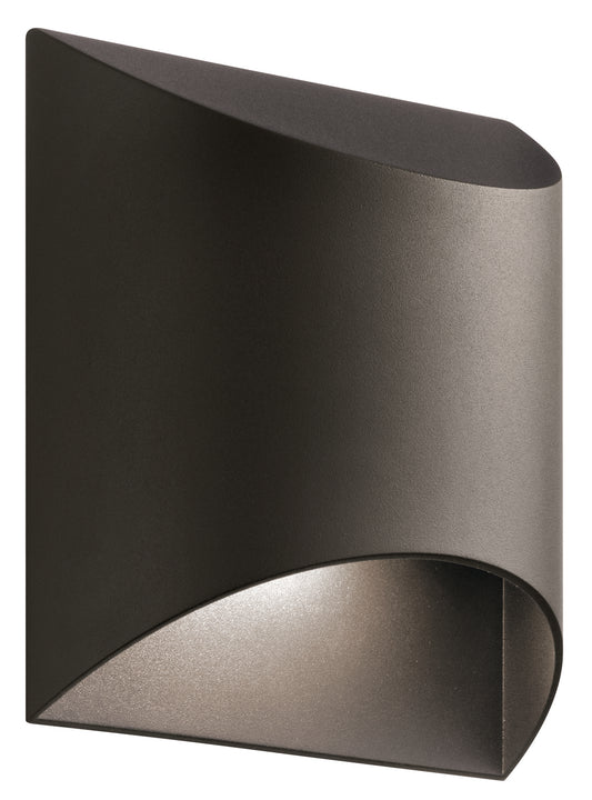 Wesley LED Outdoor Wall Mount in Textured Architectural Bronze