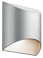 Wesley LED Outdoor Wall Mount in Platinum