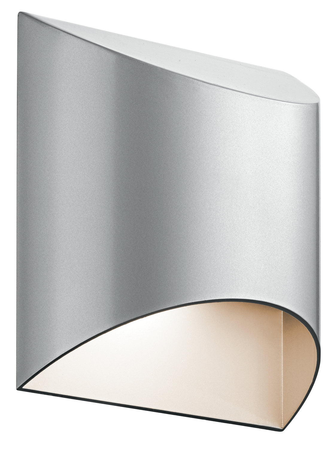 Wesley LED Outdoor Wall Mount in Platinum