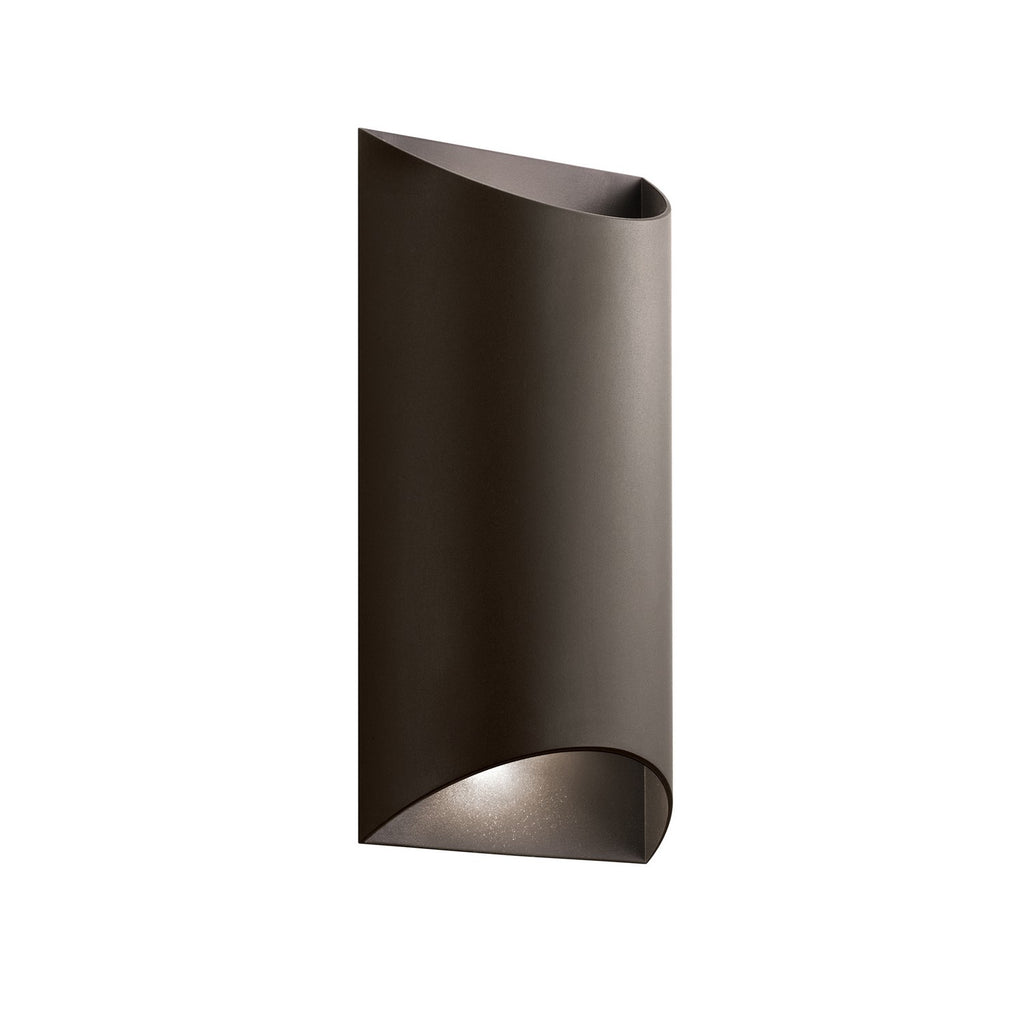 Wesley LED Outdoor Wall Mount in Textured Architectural Bronze