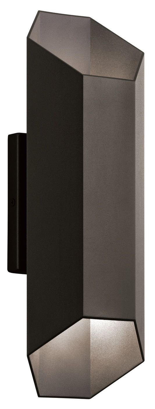 Estella LED Outdoor Wall Mount in Textured Architectural Bronze