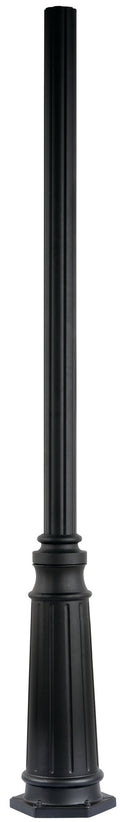 Accessory Outdoor Post in Textured Black