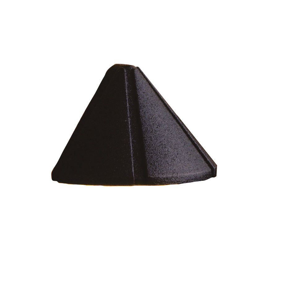 LED Deck Light in Textured Black