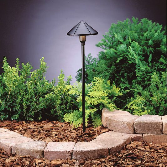 LED Path Light in Textured Black