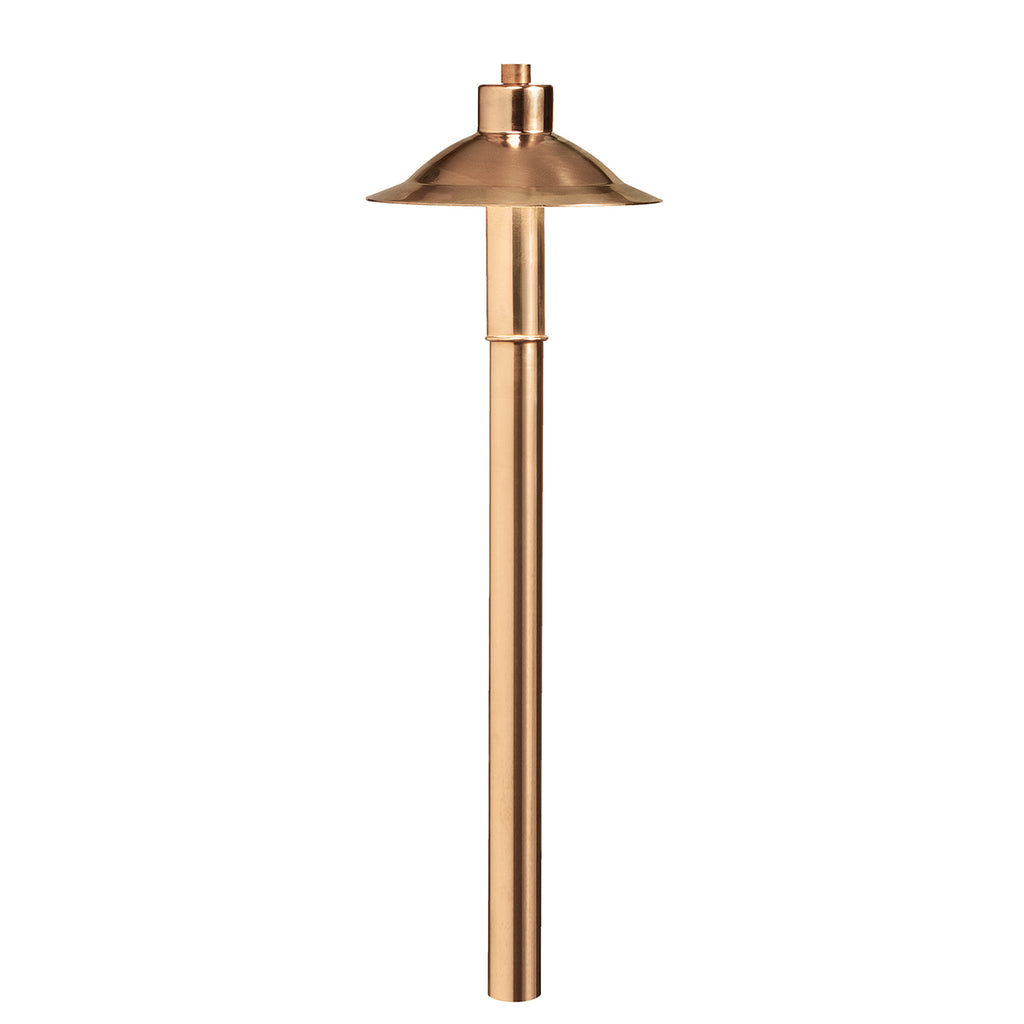 LED Path Light in Copper