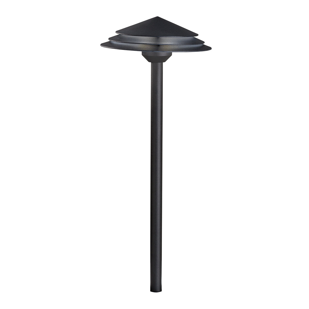 LED Path Light in Textured Black