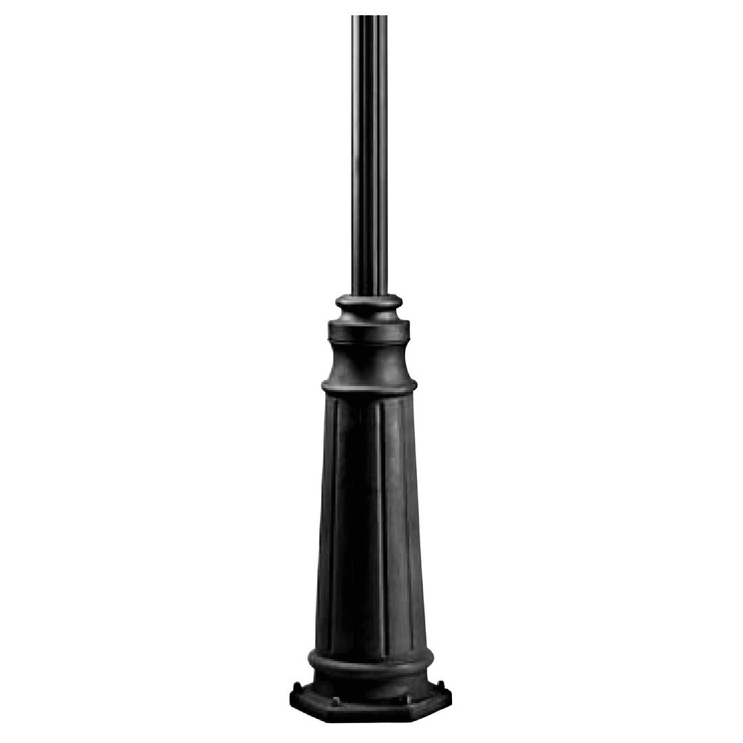 Accessory Outdoor Post in Black Material (Not Painted)