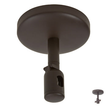 Gk Lightrail Canopy & Low Voltage Power Feed in Sable Bronze Patina