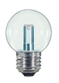 (4-Pack) Satco S9158 1.4W LED G16.5 Globe Bulb, E26 Base, 2700K, 36 Lumens, Clear