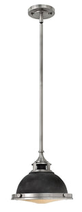 Amelia LED Pendant in Aged Zinc
