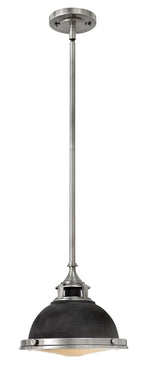 Amelia LED Pendant in Aged Zinc