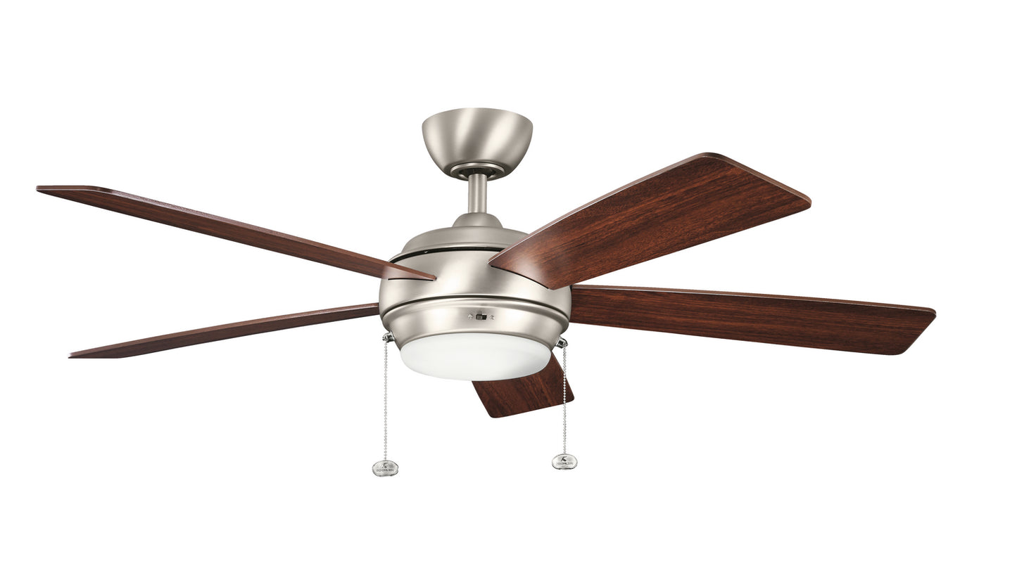 Starkk 52"Ceiling Fan in Brushed Nickel