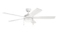 Starkk 60"Ceiling Fan in Matte White