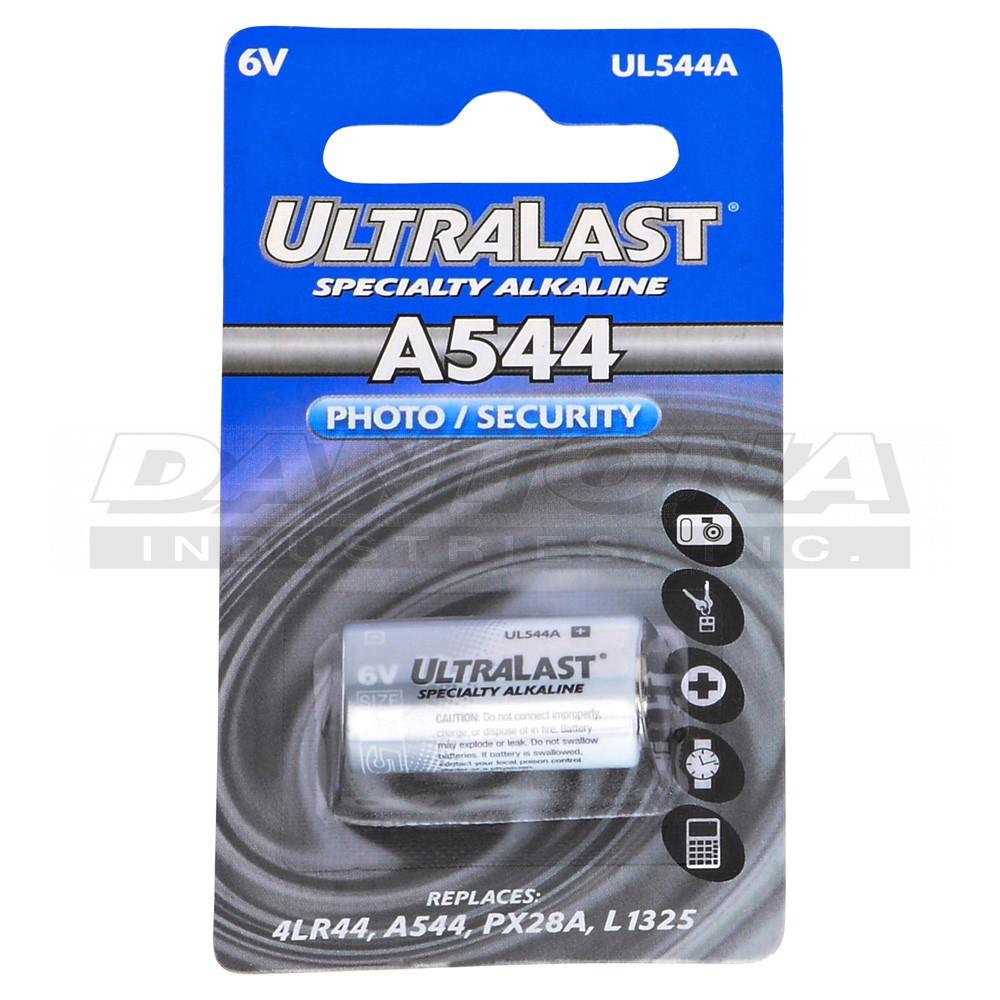 Ultralast 6V 100mAh Replace A544, PX28A, and 4LR44