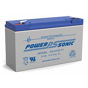 POWER-SONIC 6V 12Ah SEALED LEAD ACID BATTERY PS-6100