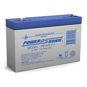 TEMPEST BATTERIES 6V 7Ah SEALED LEAD ACID BATTERY TR7-6
