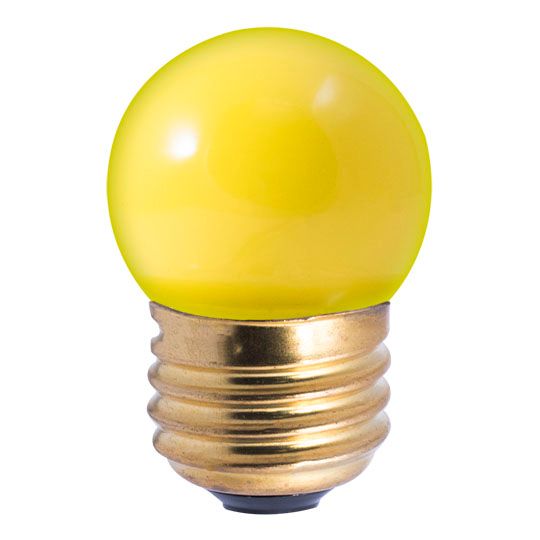 7.5W S11 CERAMIC YELLOW 130V