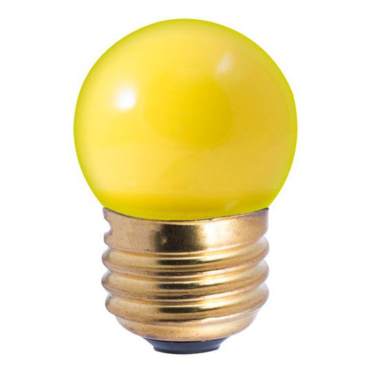 7.5W S11 CERAMIC YELLOW 130V
