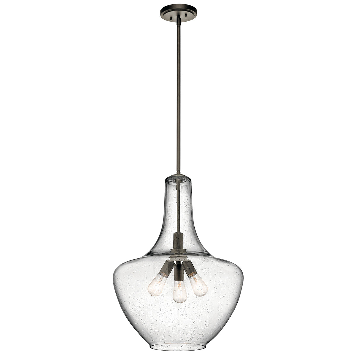 Everly Three Light Pendant in Olde Bronze