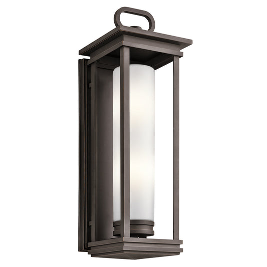 South Hope Two Light Outdoor Wall Mount in Rubbed Bronze