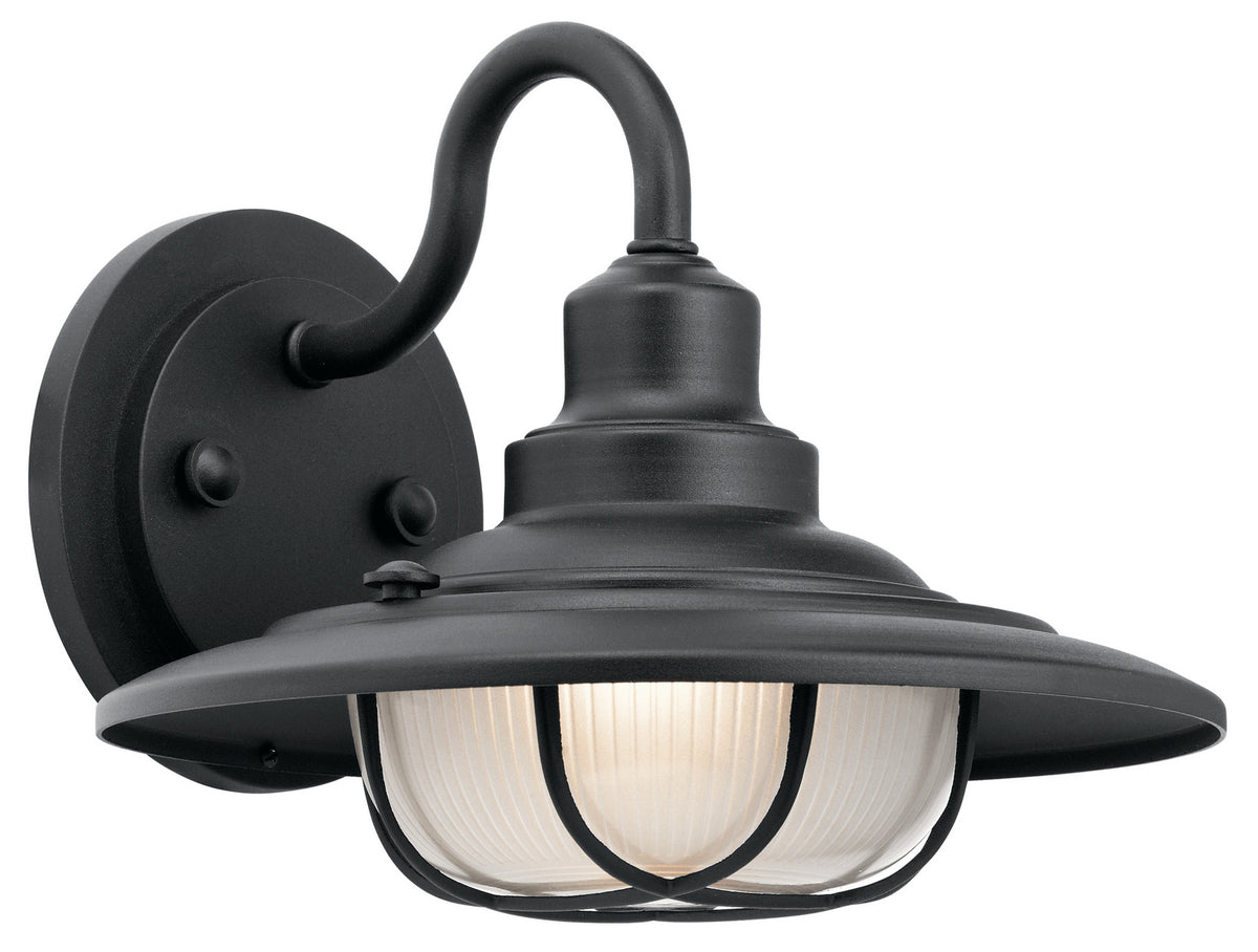 Harvest Ridge One Light Outdoor Wall Mount in Textured Black