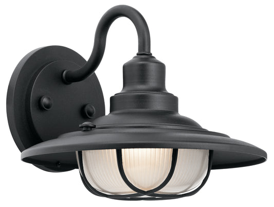 Harvest Ridge One Light Outdoor Wall Mount in Textured Black