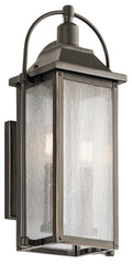 Harbor Row Two Light Outdoor Wall Mount in Olde Bronze
