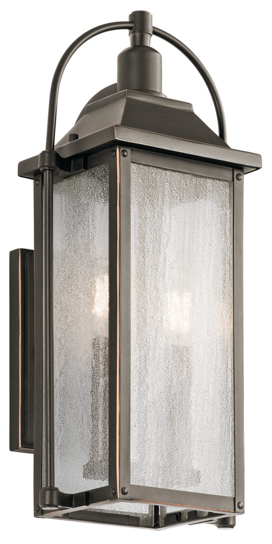 Harbor Row Two Light Outdoor Wall Mount in Olde Bronze