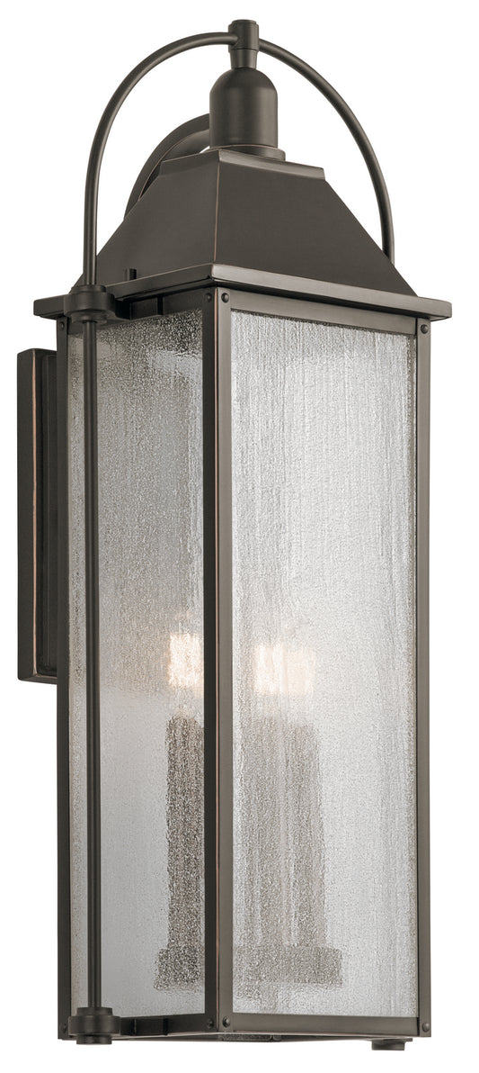 Harbor Row Four Light Outdoor Wall Mount in Olde Bronze