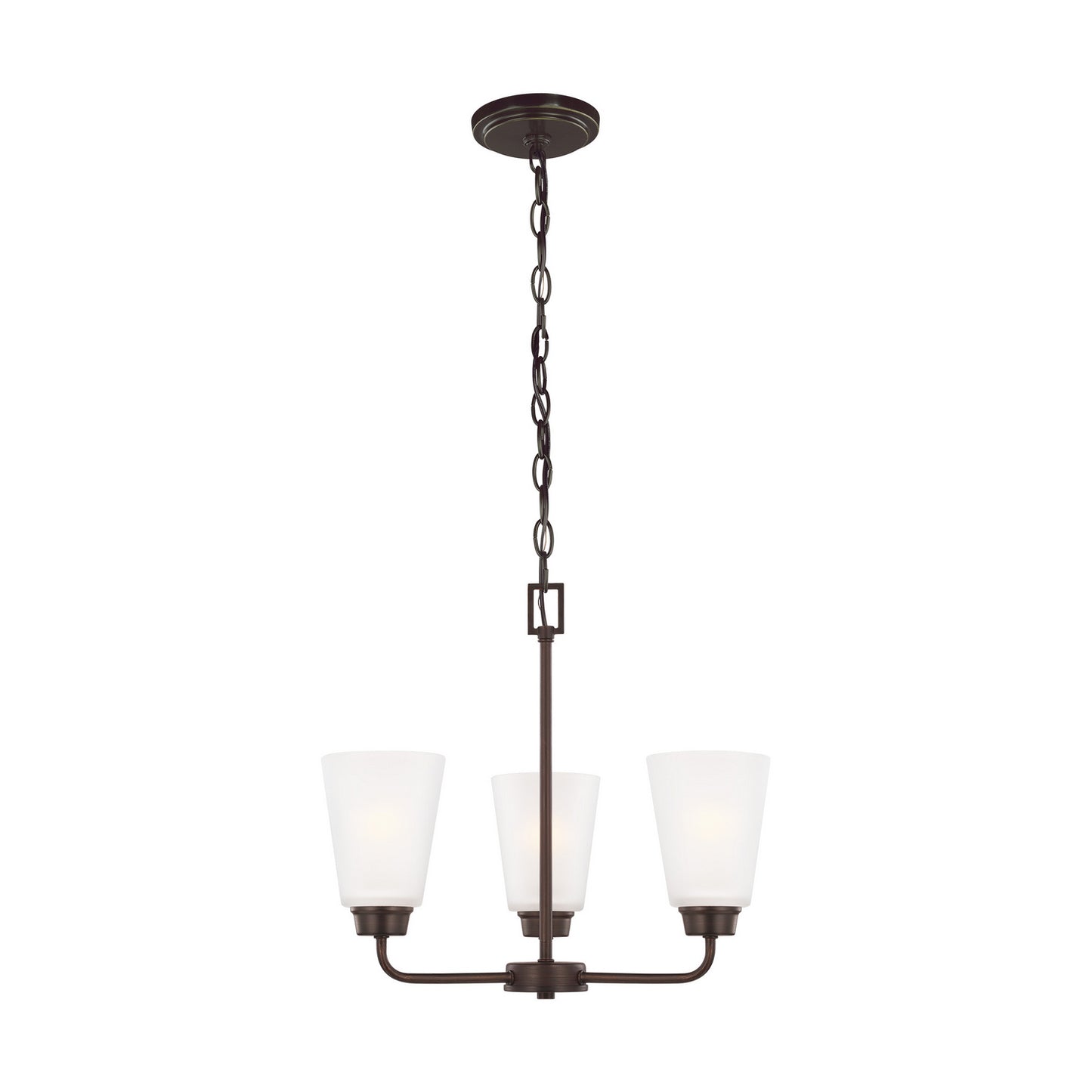Kerrville Three Light Chandelier in Bronze