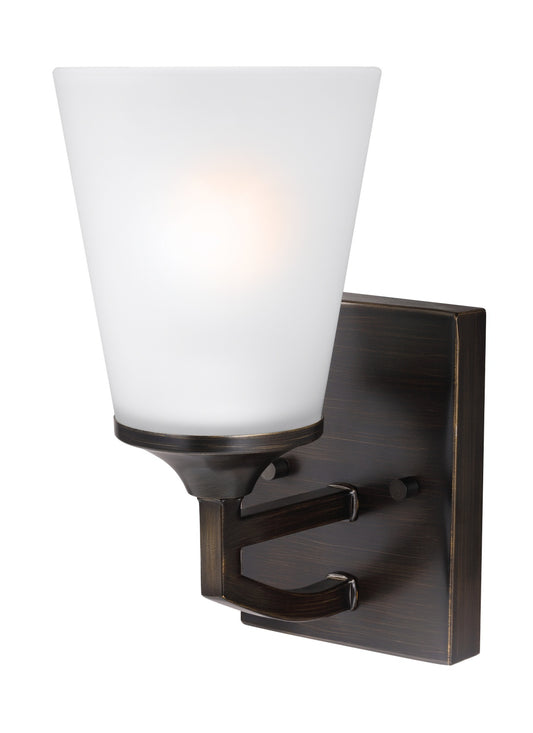 Generation Lighting - 4124501-710 - One Light Wall / Bath Sconce - Hanford - Bronze