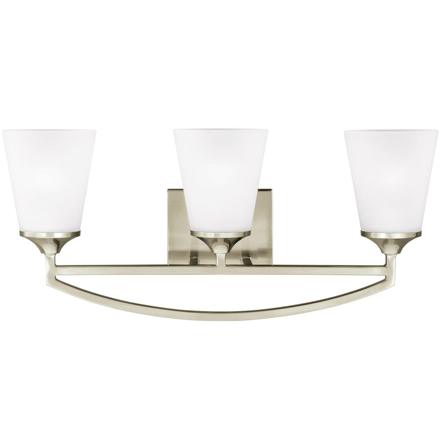 Hanford Three Light Wall / Bath in Brushed Nickel