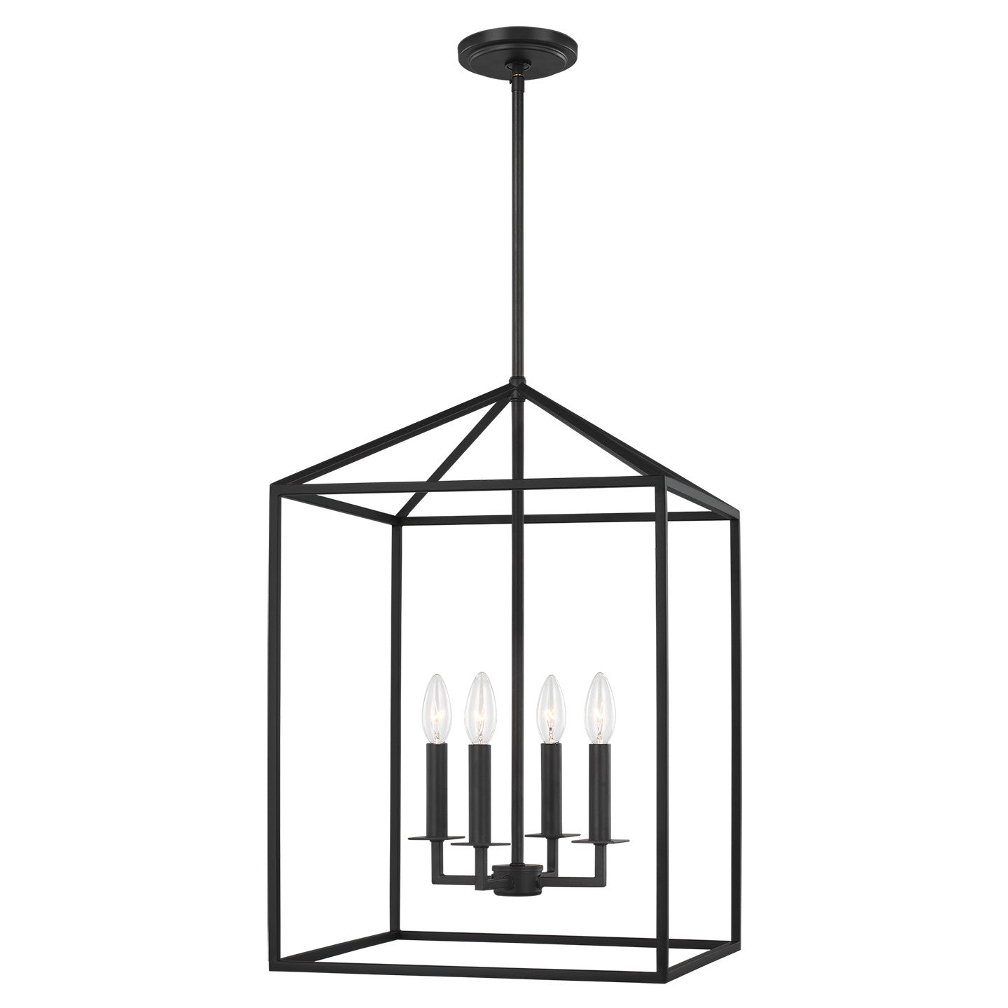 Perryton Four Light Hall / Foyer in Midnight Black