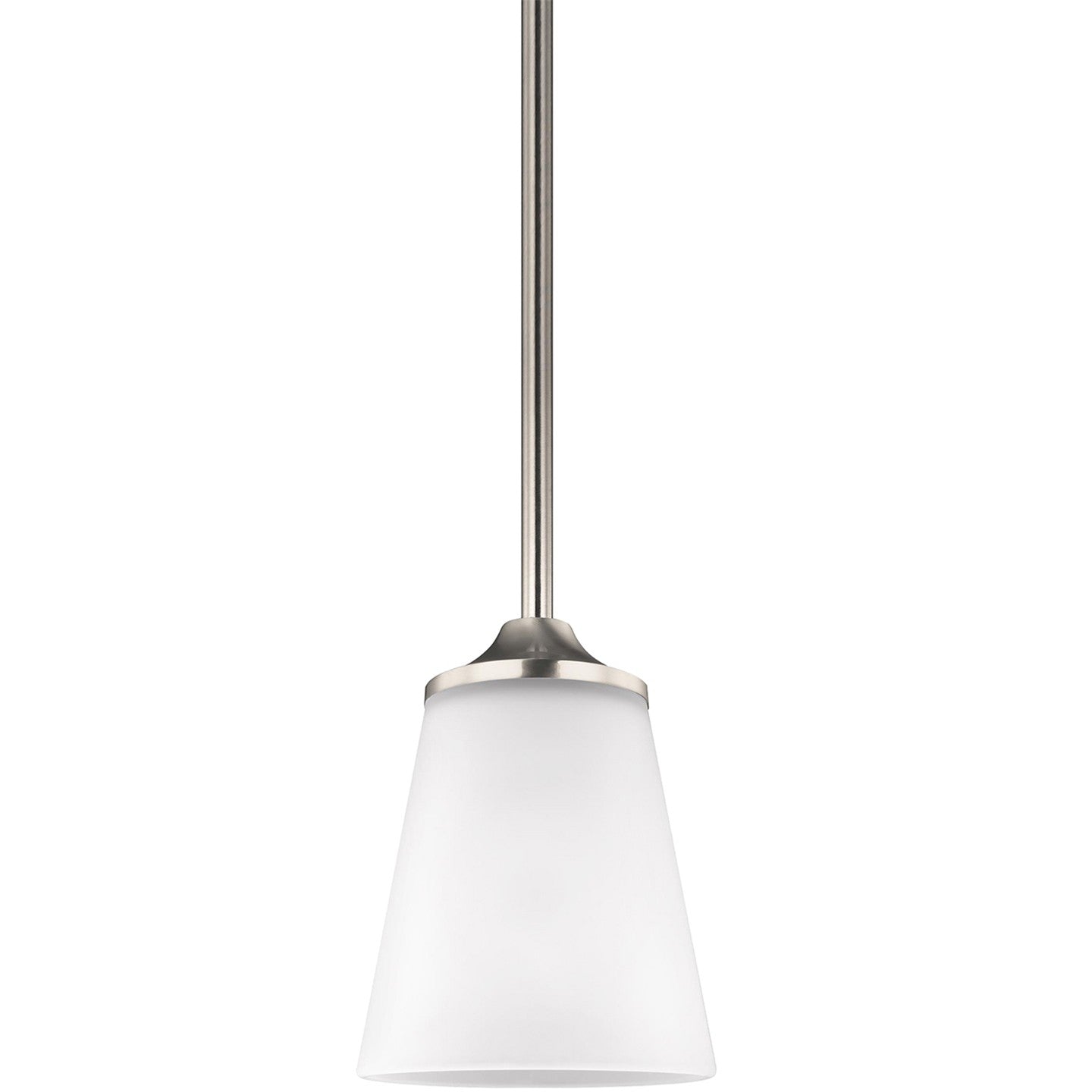 Hanford One Light Mini-Pendant in Brushed Nickel